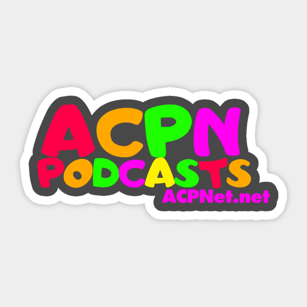 ACPN - Defunct Toy Store Logo Variant Sticker by Art Comedy Pop-Culture Network!